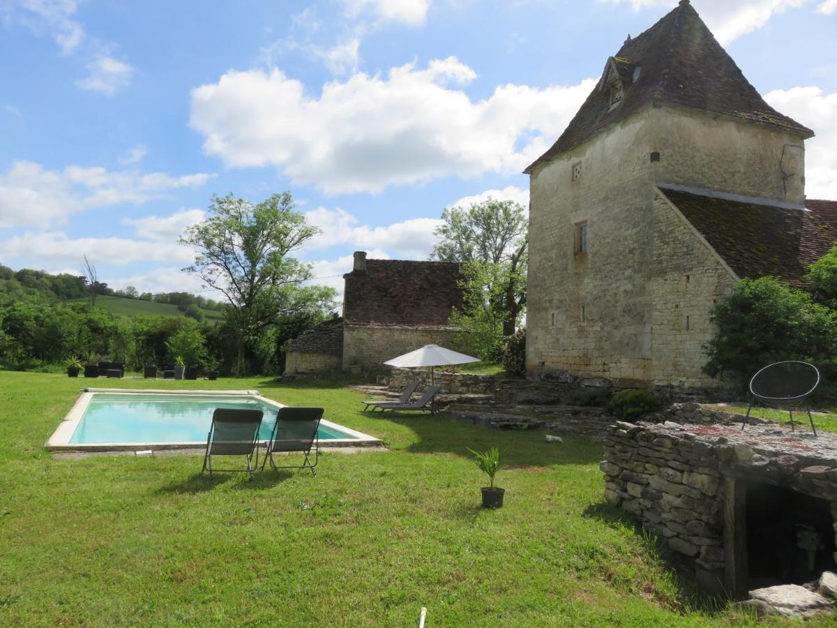 Hotel La Ferme De Roquedure à Montfaucon  Extérieur photo